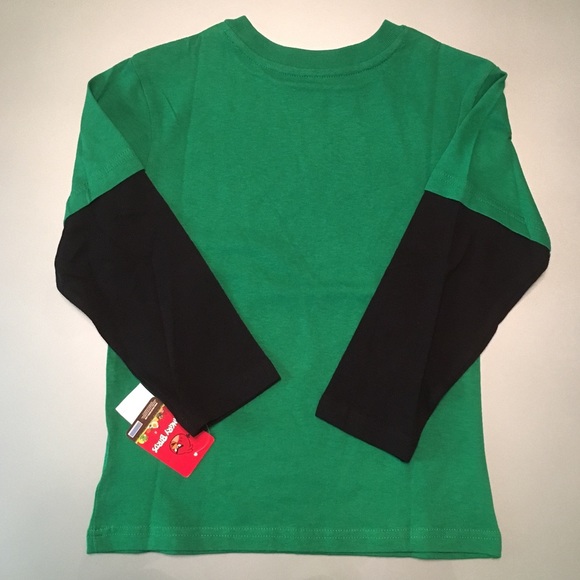 NWT: Angry Birds LS Layered-Look Graphic Tee - Picture 4 of 5